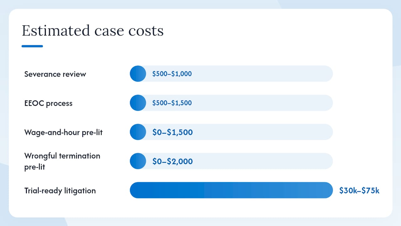 How much might your specific case actually cost? — overview diagram