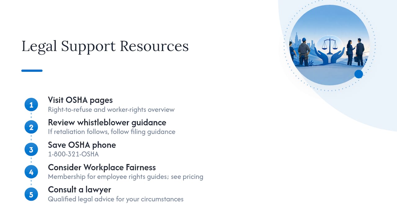 Get Legal Support and Official Resources — overview diagram