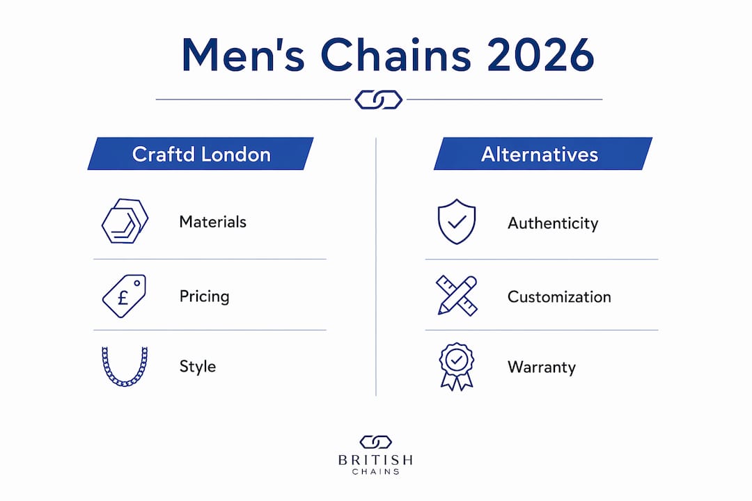 Infographic comparing Craftd London and alternatives
