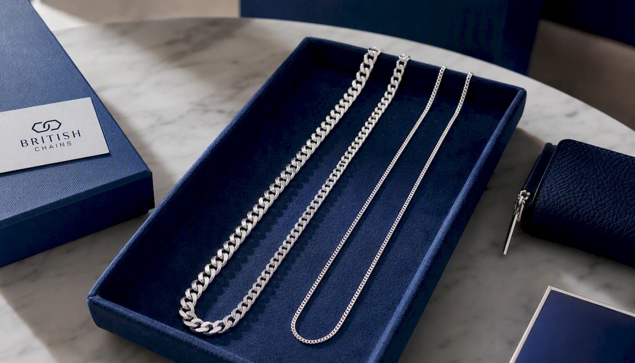 4mm Sterling Silver 925 Curb Chain Necklace Mens Womens Unisex | Real Silver Polished Diamond Cut 18-30 Inch