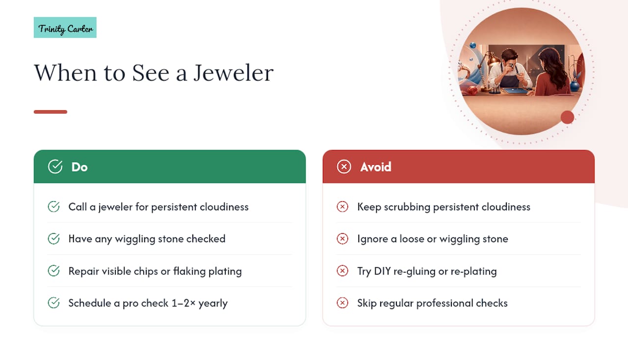 When Should You Take CZ Jewelry to a Jeweler? — overview diagram