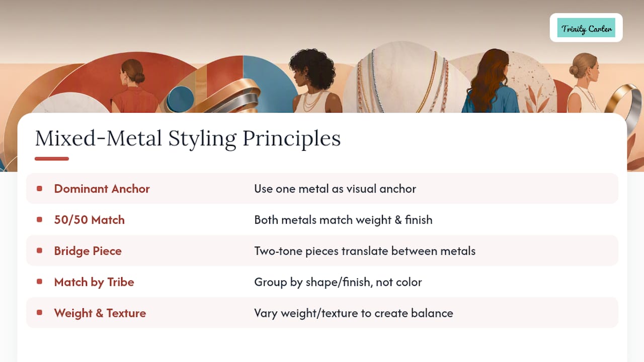 Five principles for intentional mixed-metal styling