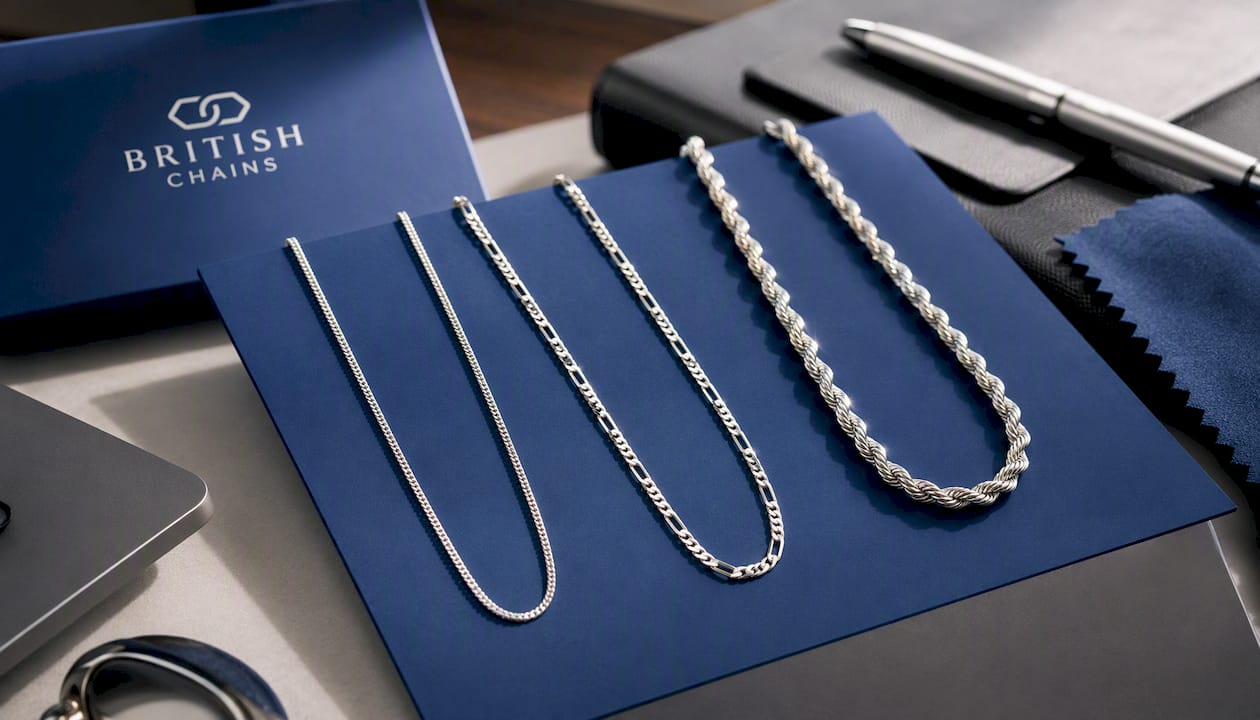 2mm Sterling Silver 925 Curb Chain Necklace – Mens Womens Unisex | Polished Diamond Cut 8 Lengths