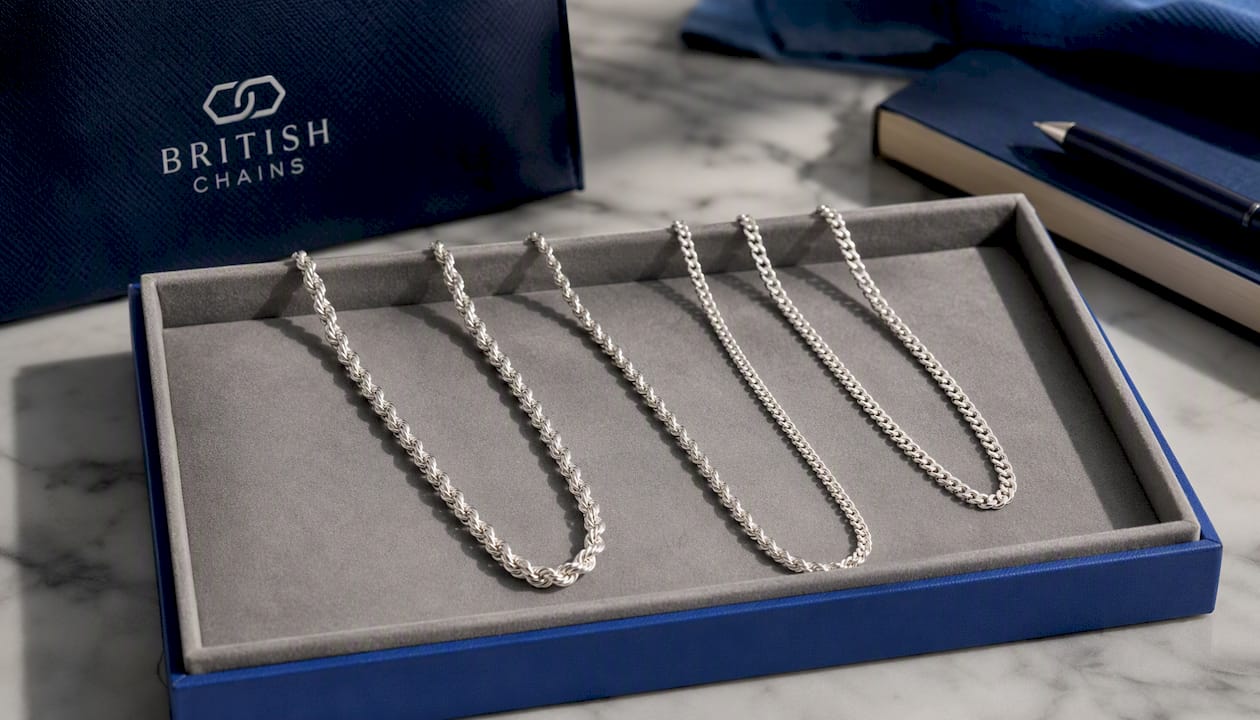 4mm Sterling Silver 925 Twisted Rope Chain Necklace – Diamond Cut Unisex Mens Womens | Multiple Lengths