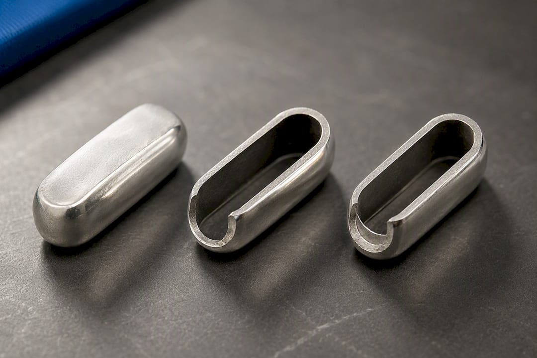 Cross-sections of solid and hollow links