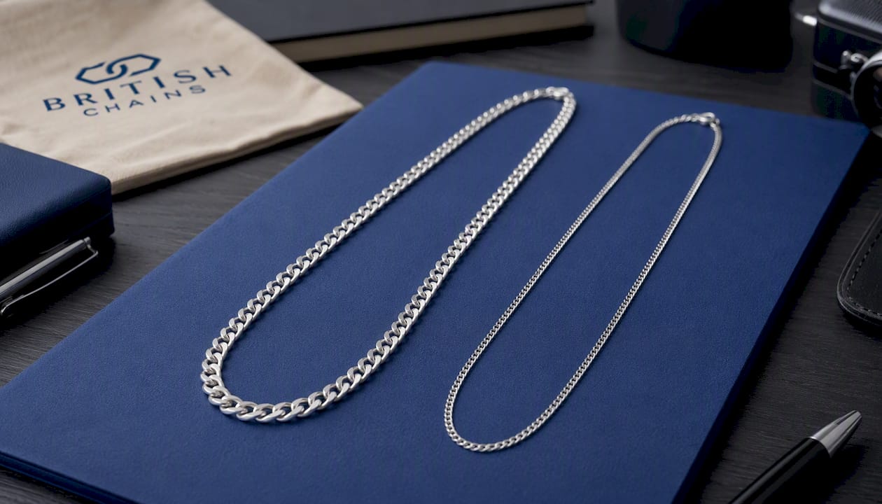 4mm Sterling Silver 925 Curb Chain Necklace Mens Womens Unisex | Real Silver Polished Diamond Cut 18-30 Inch