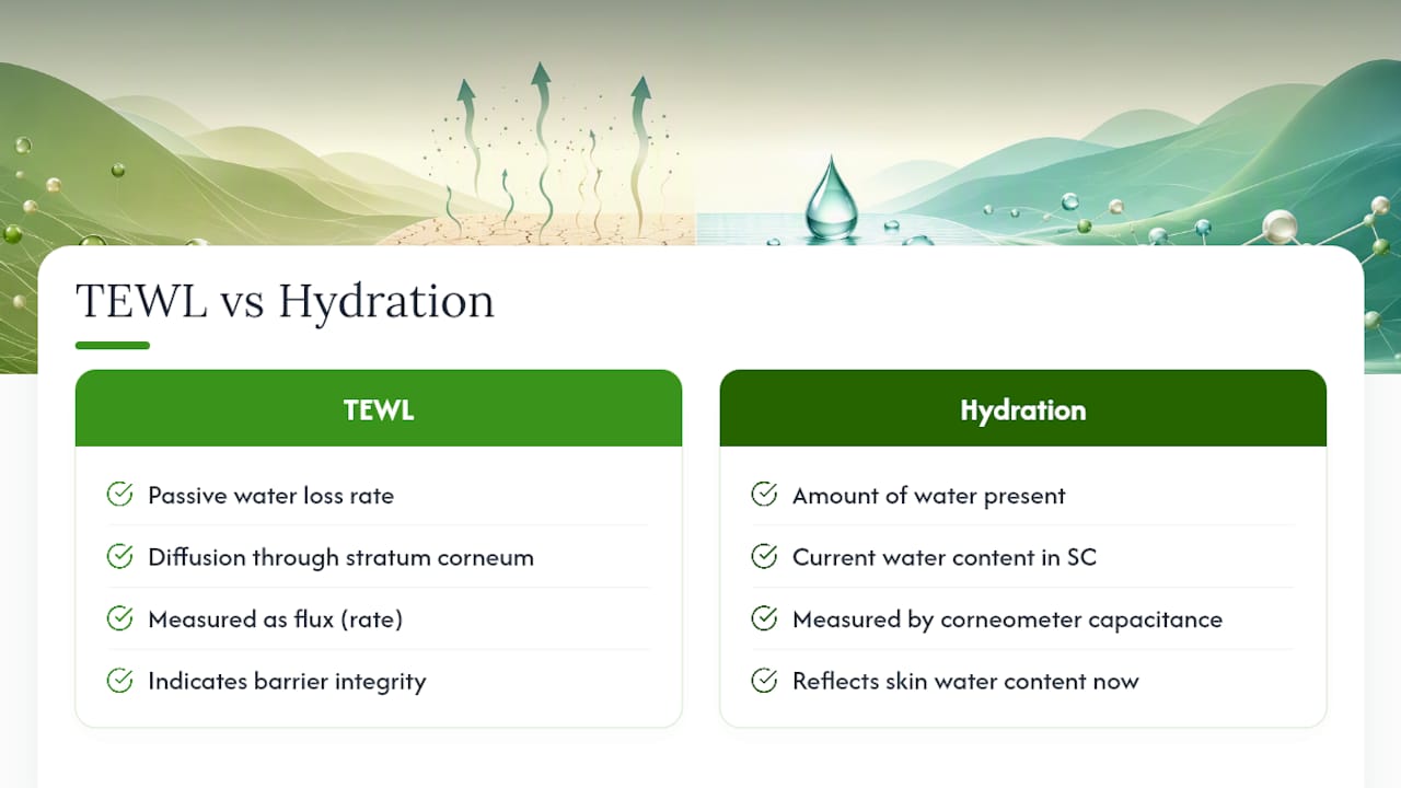 What Is Transepidermal Water Loss, Really? — overview diagram