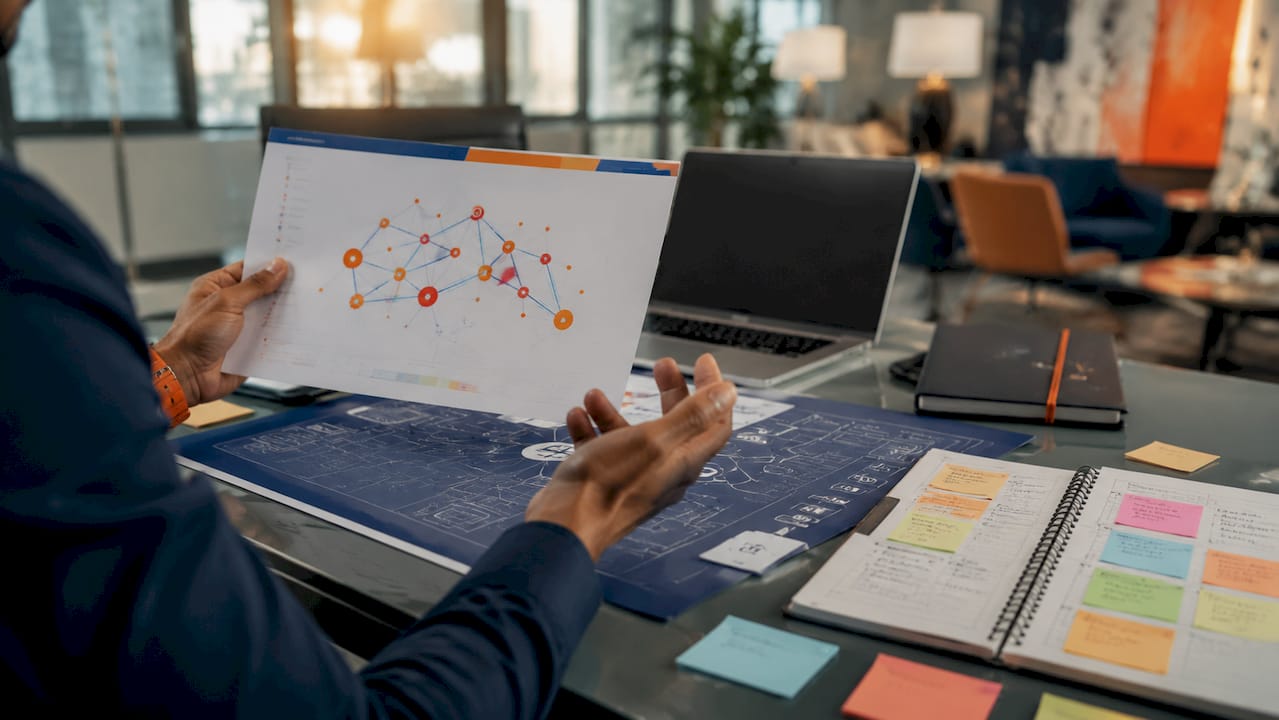 Hands reviewing cyber training competencies