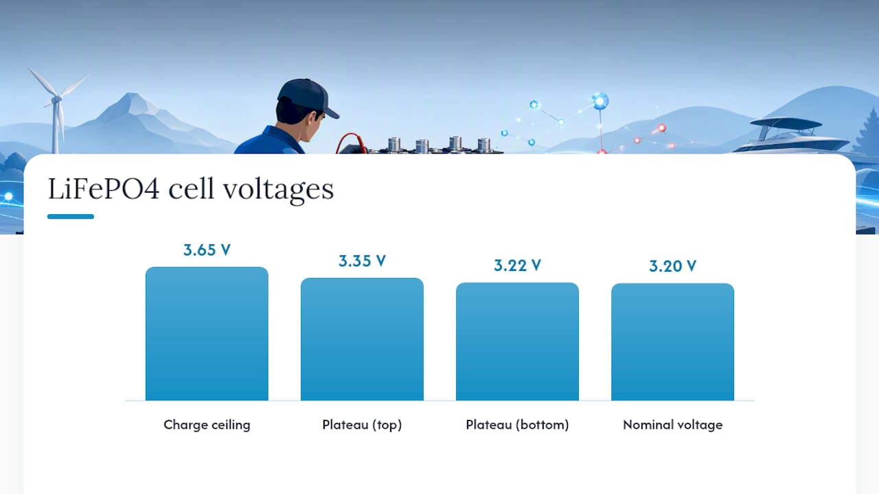 What Is LiFePO4 State of Charge and Why Is Voltage So Flat? — overview diagram