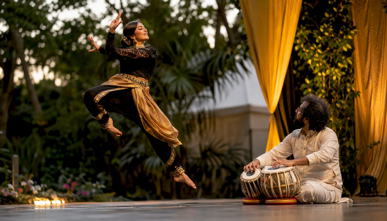 Rajib Karmakar sitarrajib Multicultural Entertainment Acts: A Planner's Guide 2 Dancer and live musician performing multicultural theater