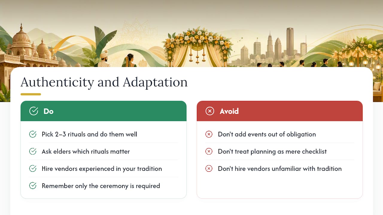 Why authenticity and adaptation can coexist — overview diagram