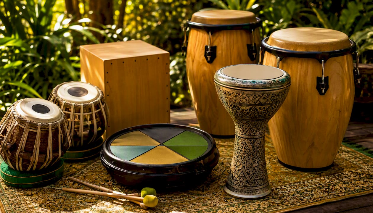 Rajib Karmakar sitarrajib How to Compose Music for Dance: A Practical Guide 3 Layered percussion instruments arranged for dance groove