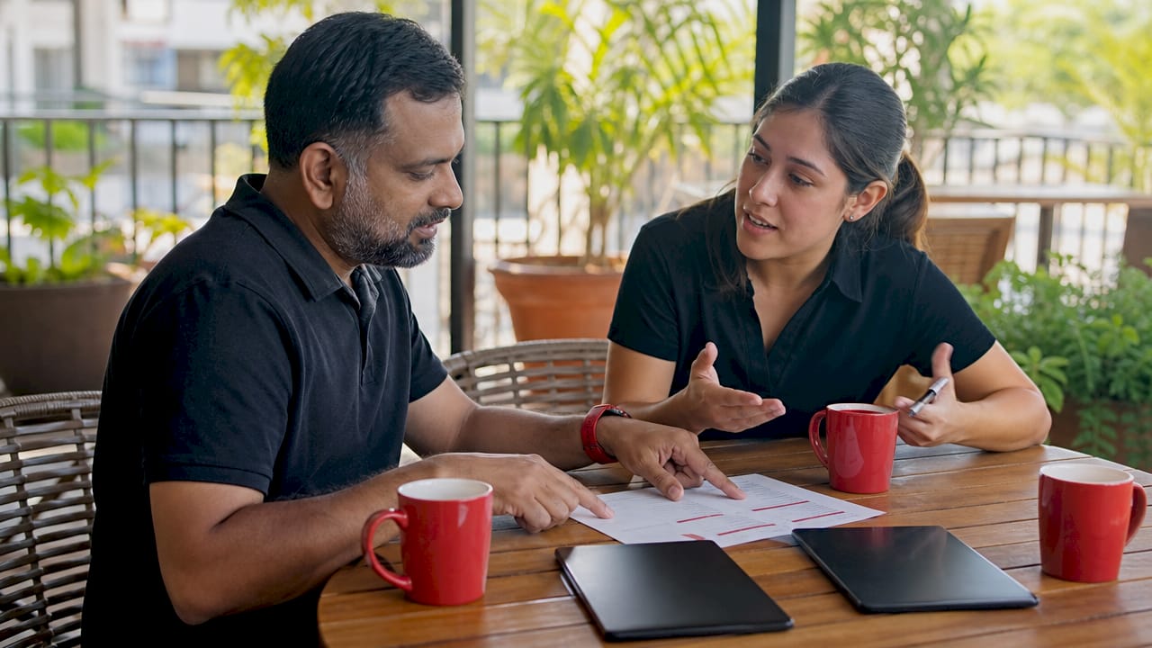 Security shift handover discussion