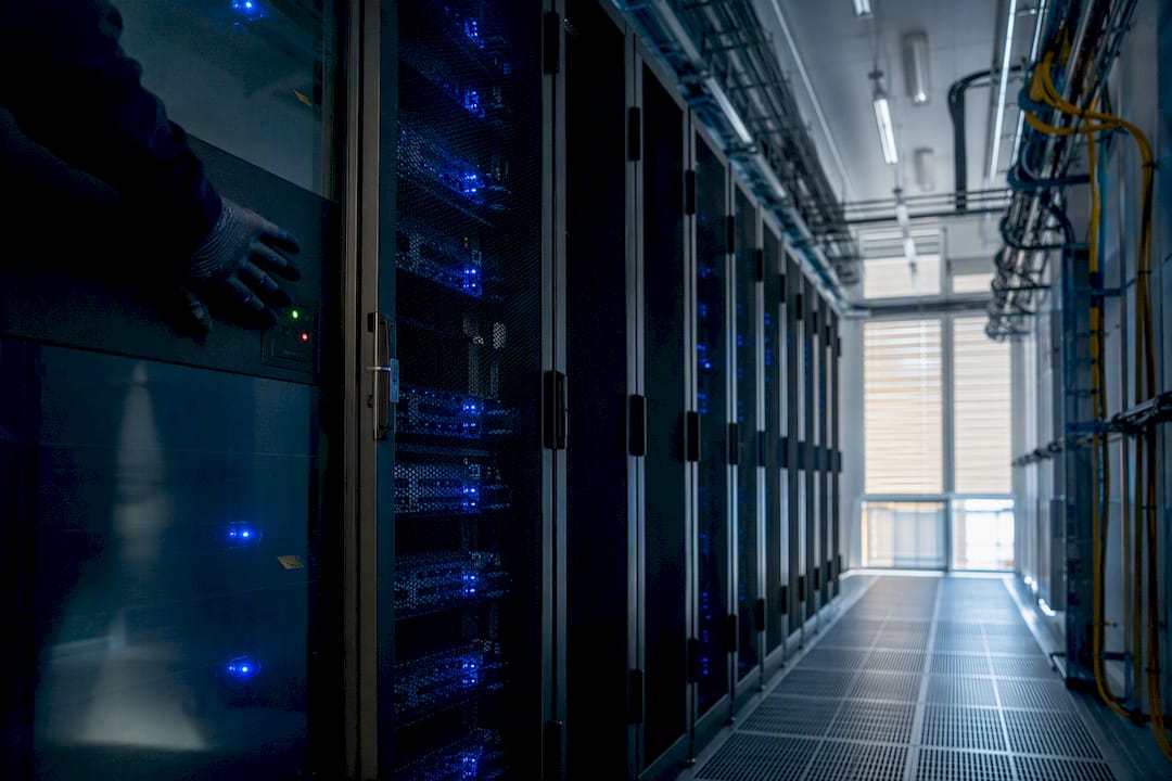 Secure server rack for audit log storage