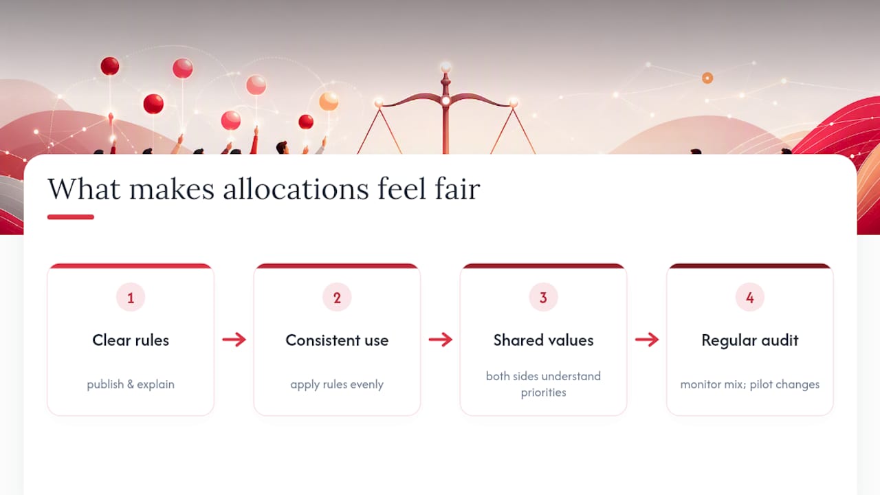 Factors shaping perceived shift allocation fairness