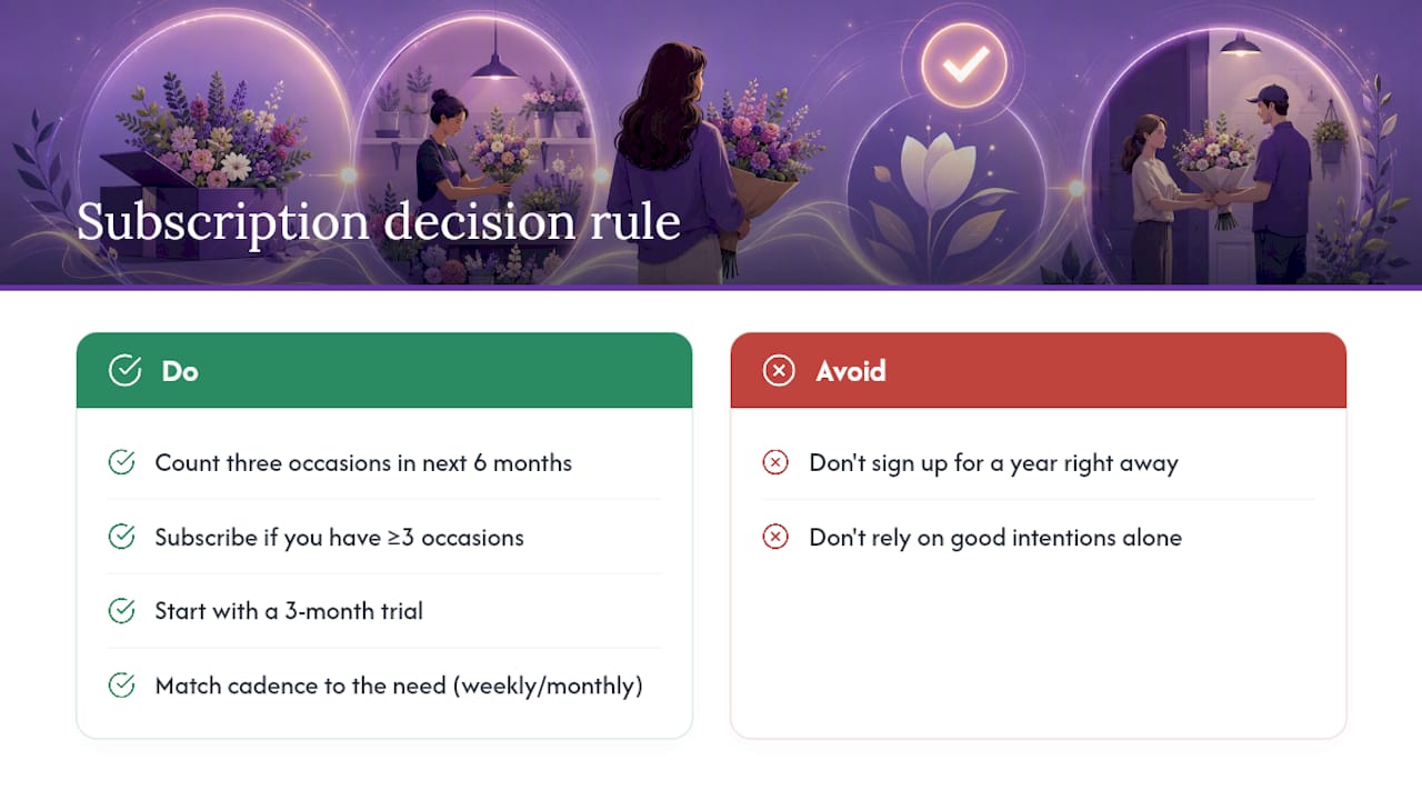 A Simple Rule for Deciding If You Should Subscribe — overview diagram