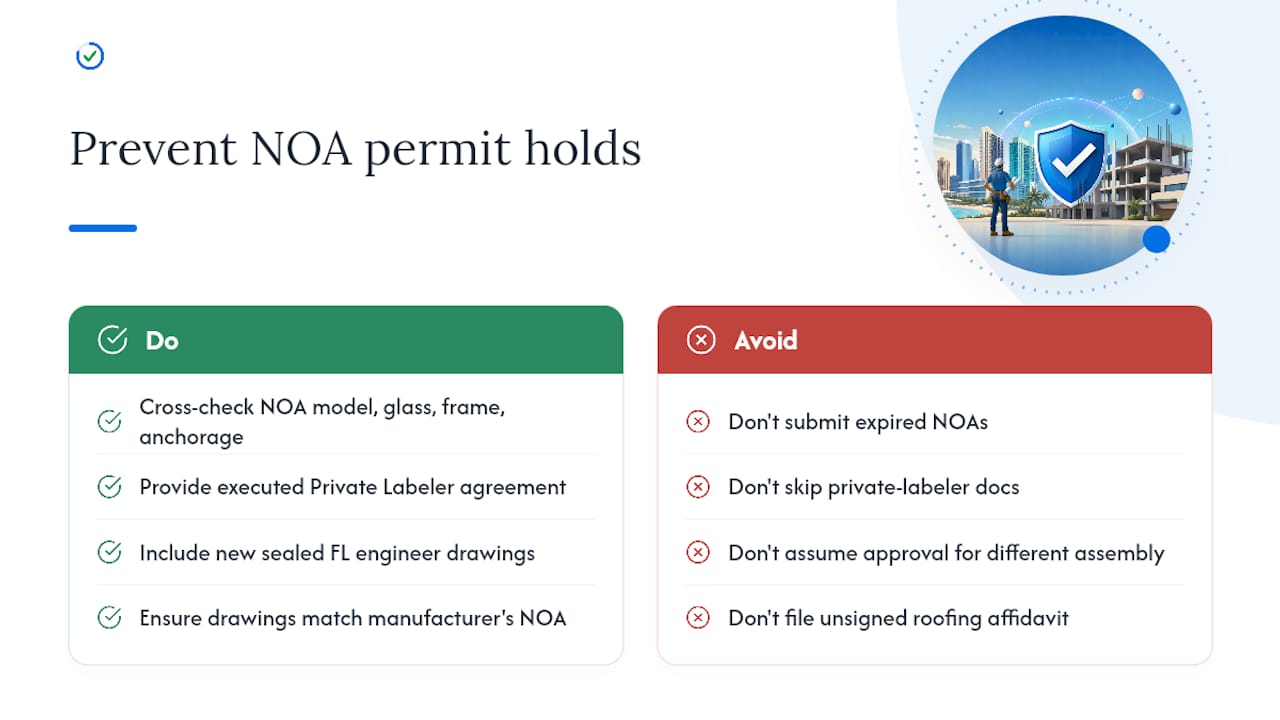 Why precise NOA documentation keeps your permit moving — overview diagram