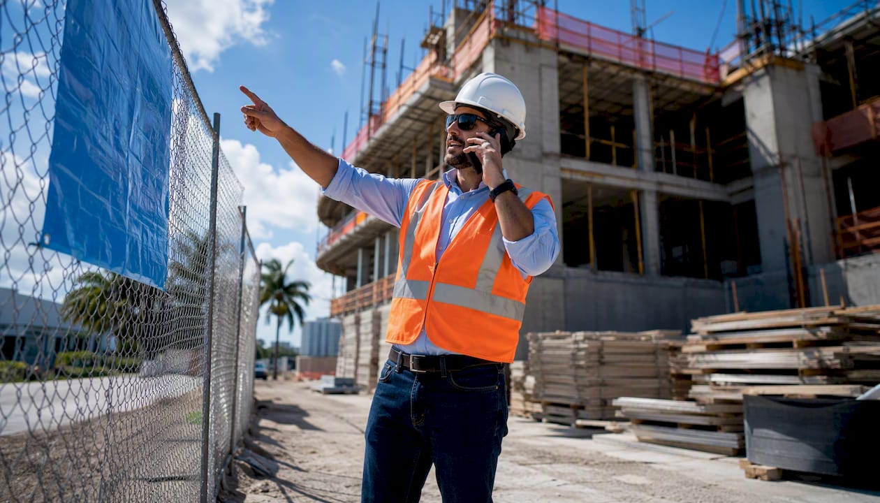 Building inspector calling about permit status