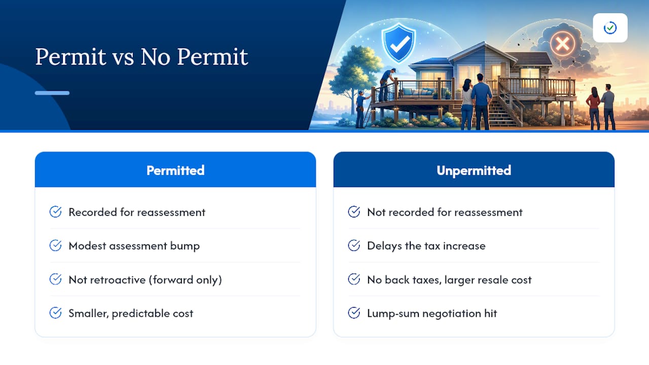 Will a Deck Permit Raise Your Property Tax Assessment? — overview diagram