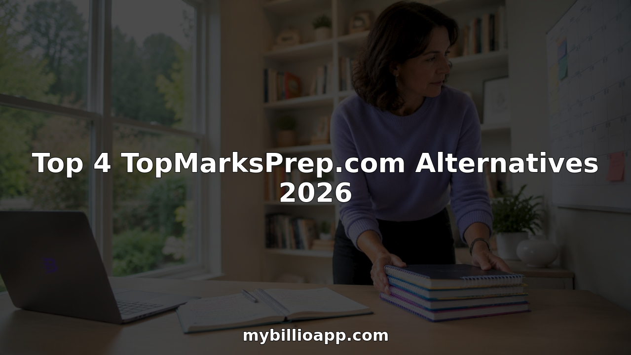 Tutor organizing schedules at home office desk