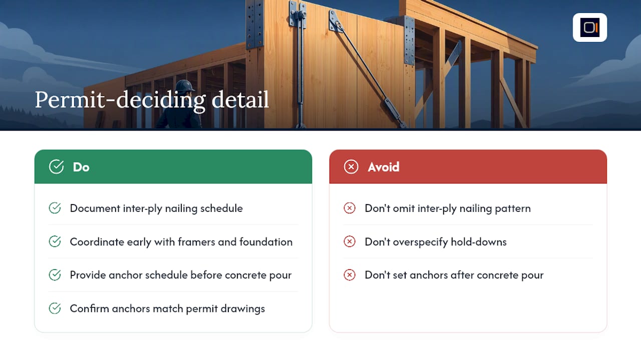 The detail that actually decides permit outcomes — overview diagram