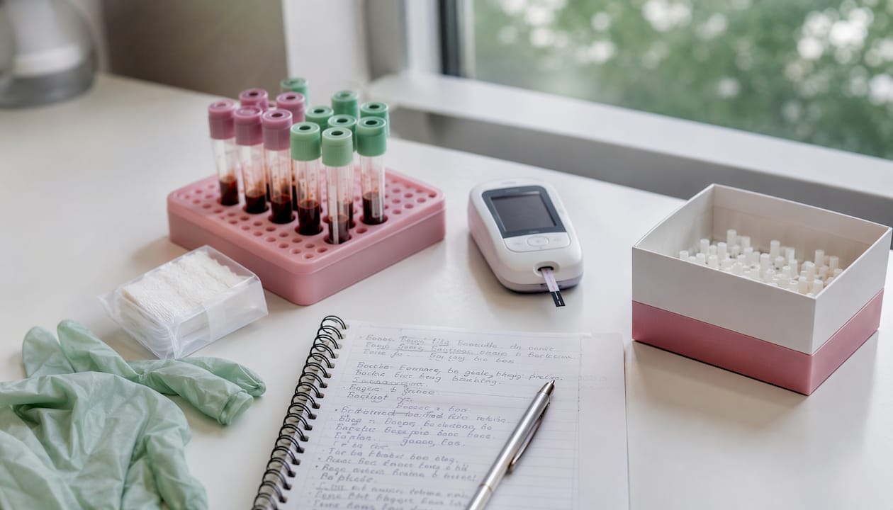 Diagnostic tools for heavy menstrual bleeding testing