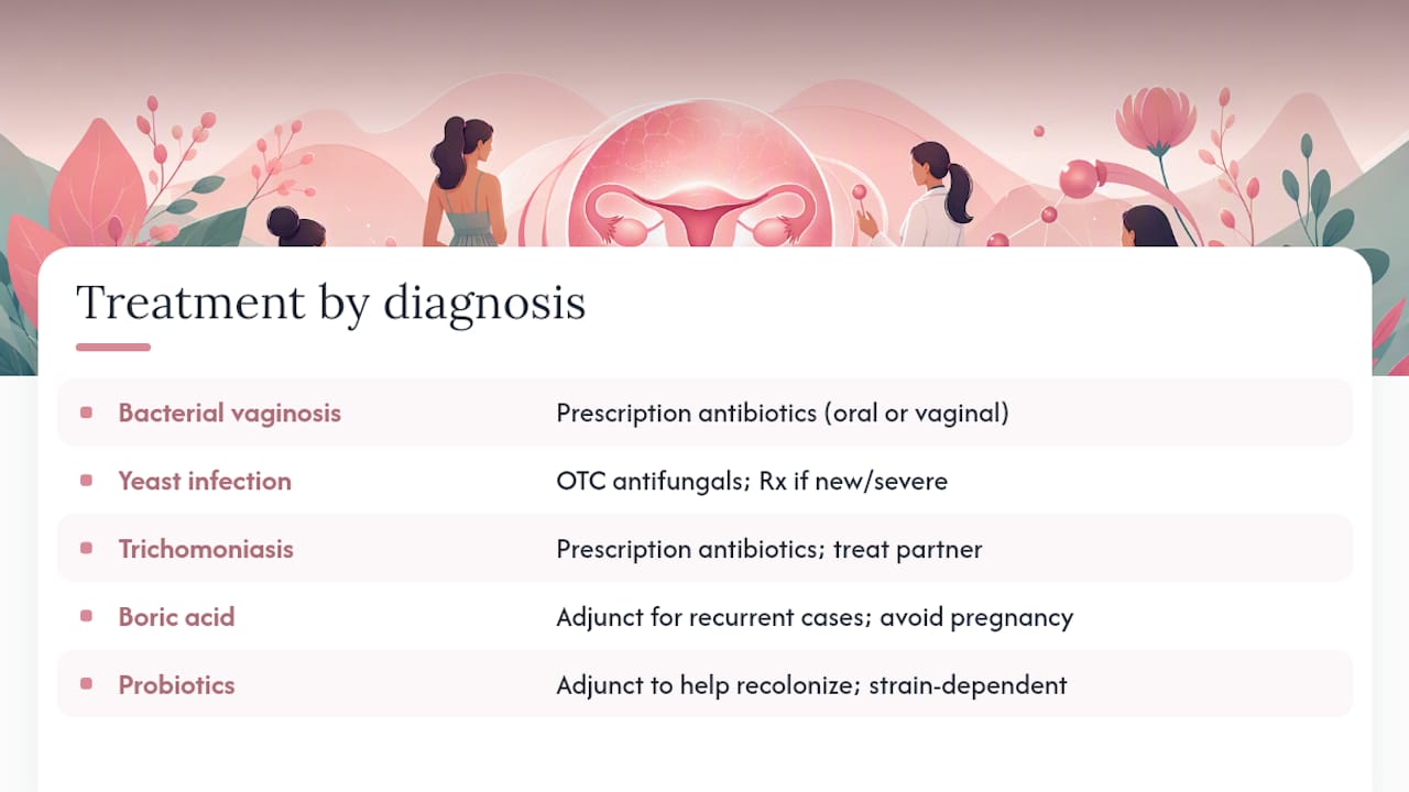 How to Fix an Imbalanced Vaginal pH Safely — overview diagram