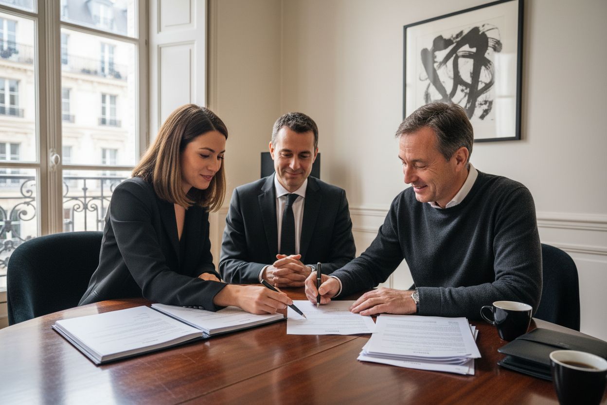 signature vente immobilier notaire