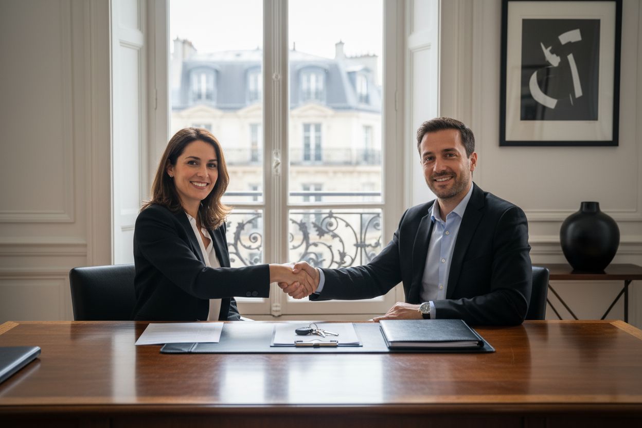 signature agent immobilier vente