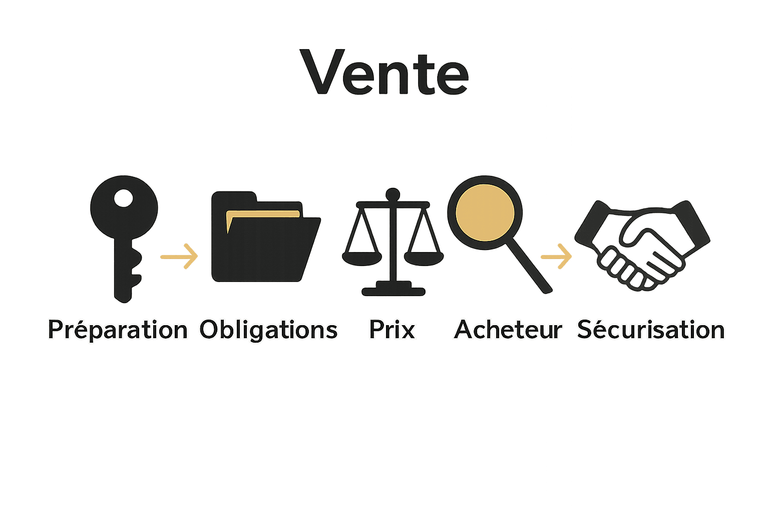 Réussir à vendre un logement en location à Paris 19 2 Infographie en 5 étapes pour vendre un logement loué à Paris 19