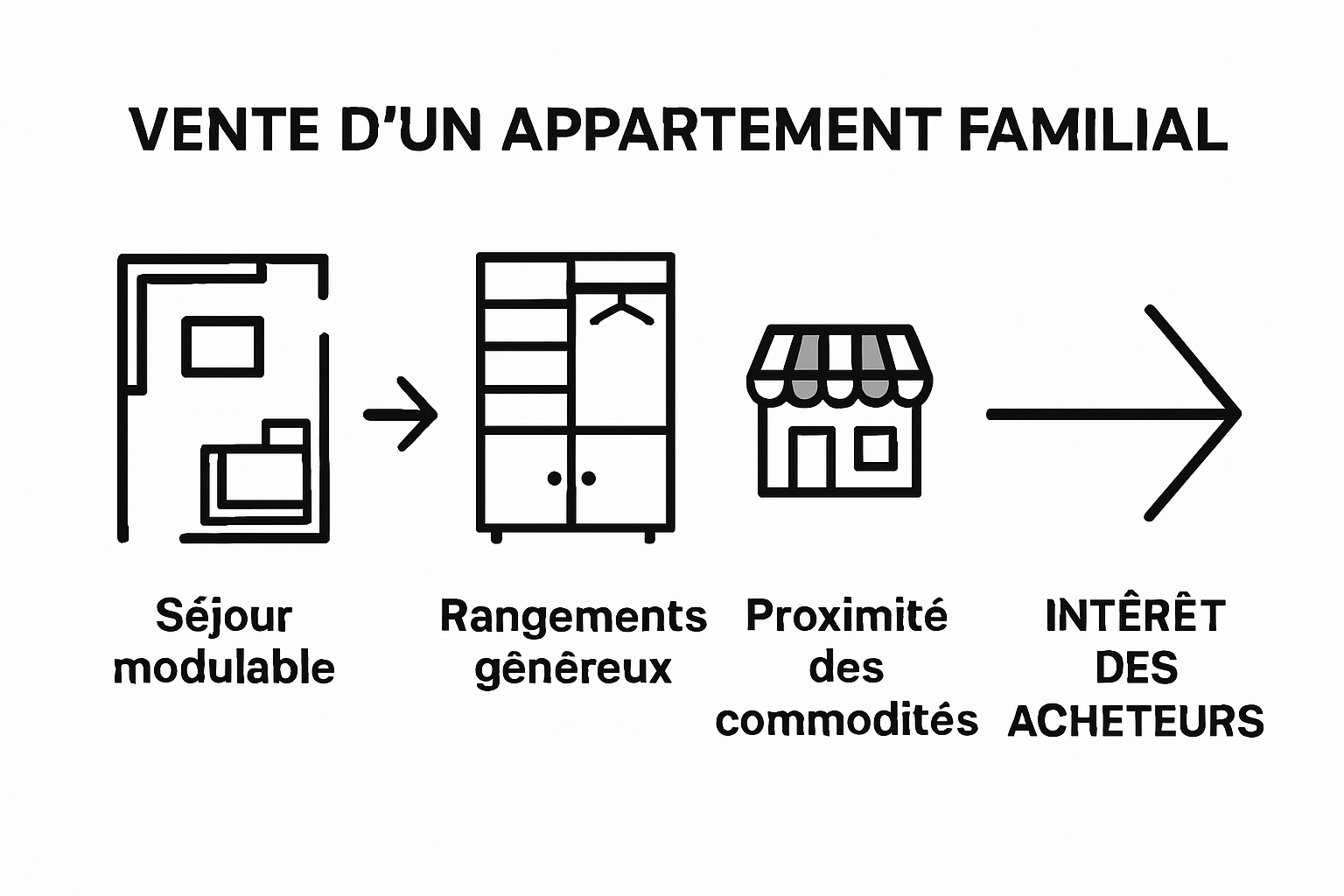 Vendre un appartement famille nombreuse à Paris 19 2 Les atouts incontournables d’un appartement présentés en infographie