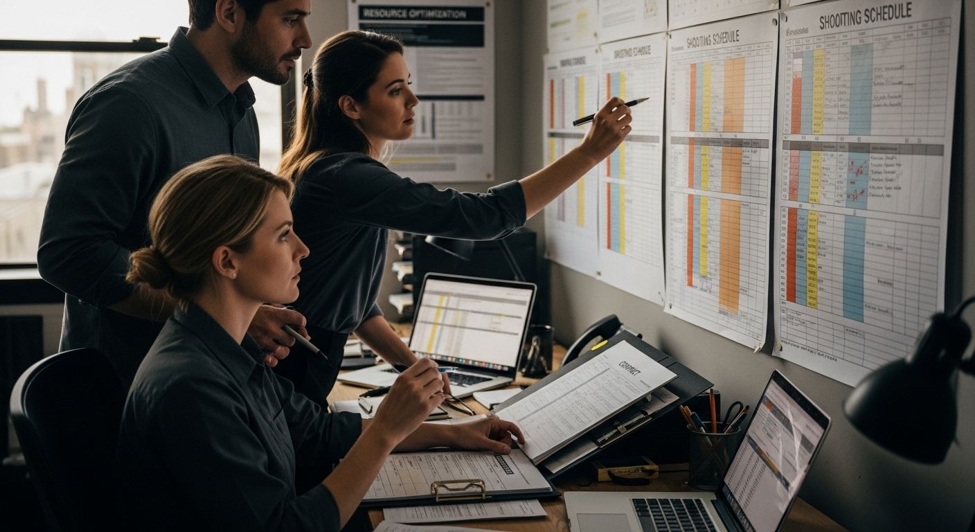production management office teamwork