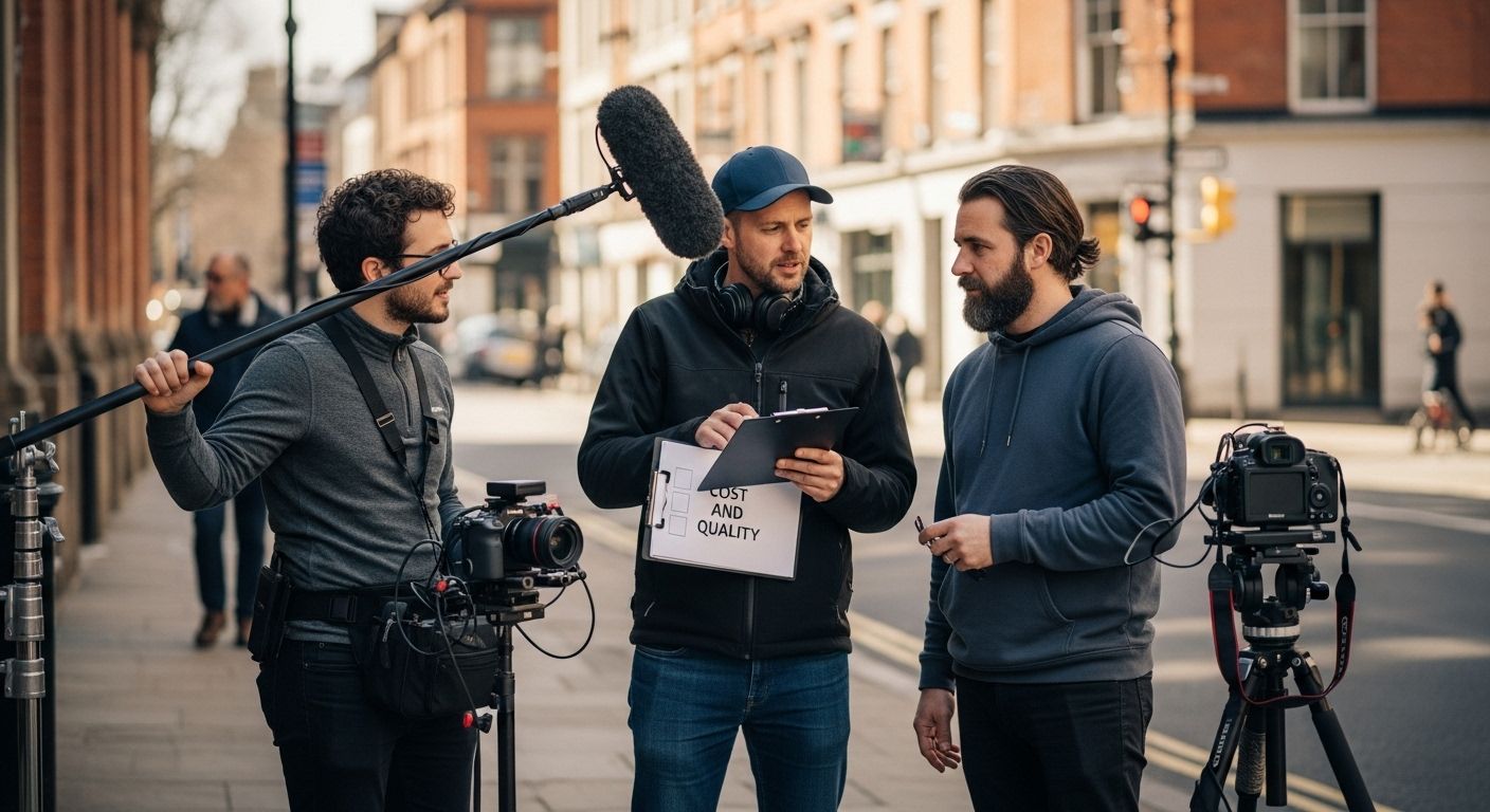 film crew balancing