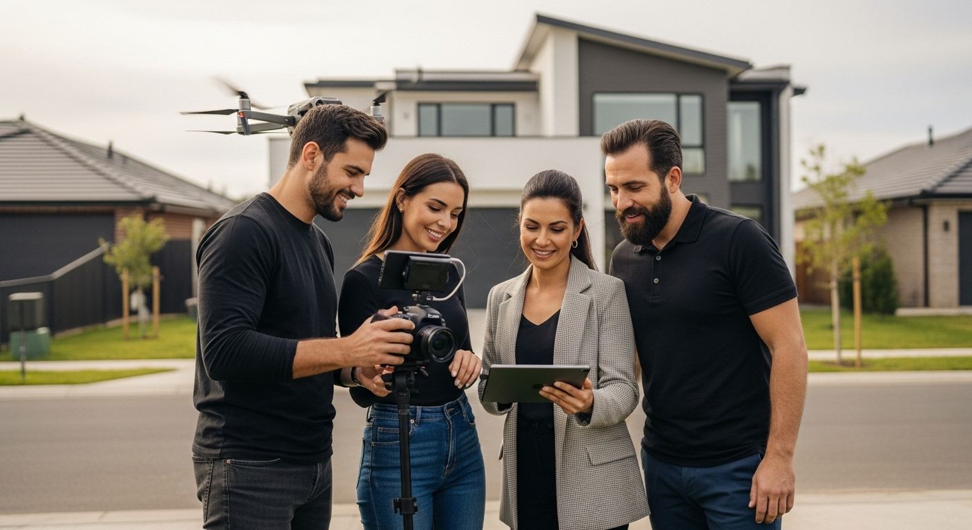 drone immobilier humains