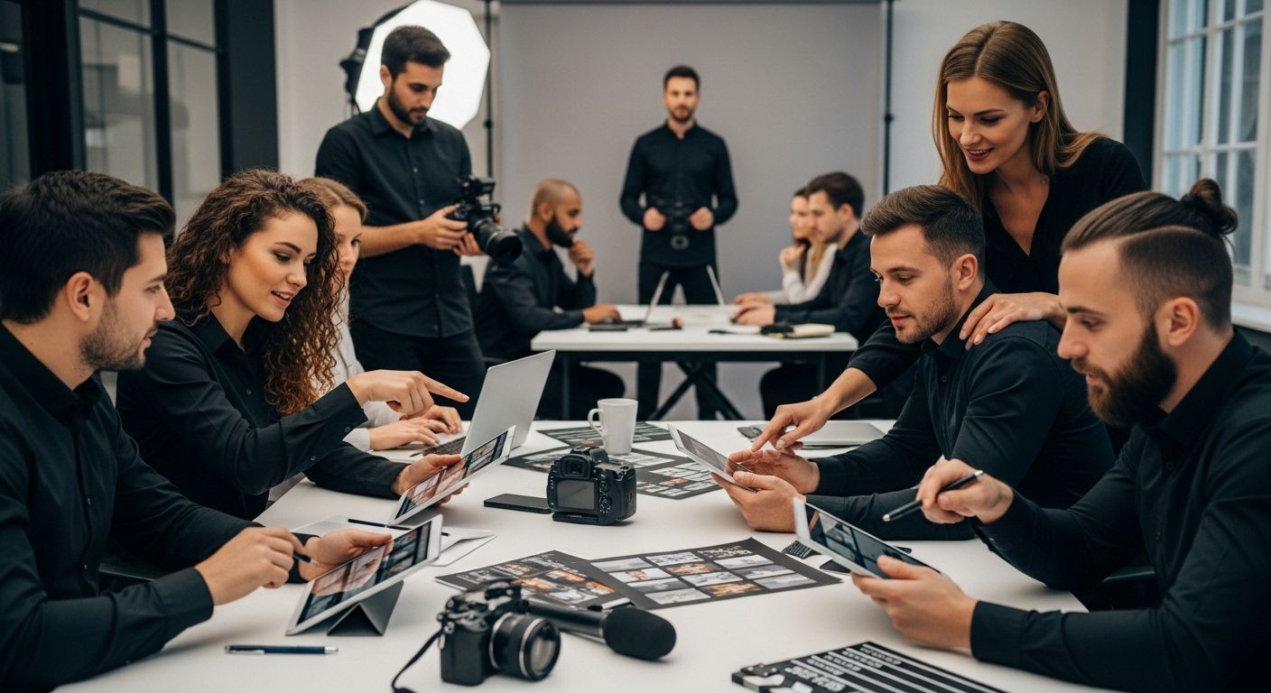 formats vidéo entreprise, communication corporate, équipe professionnelle