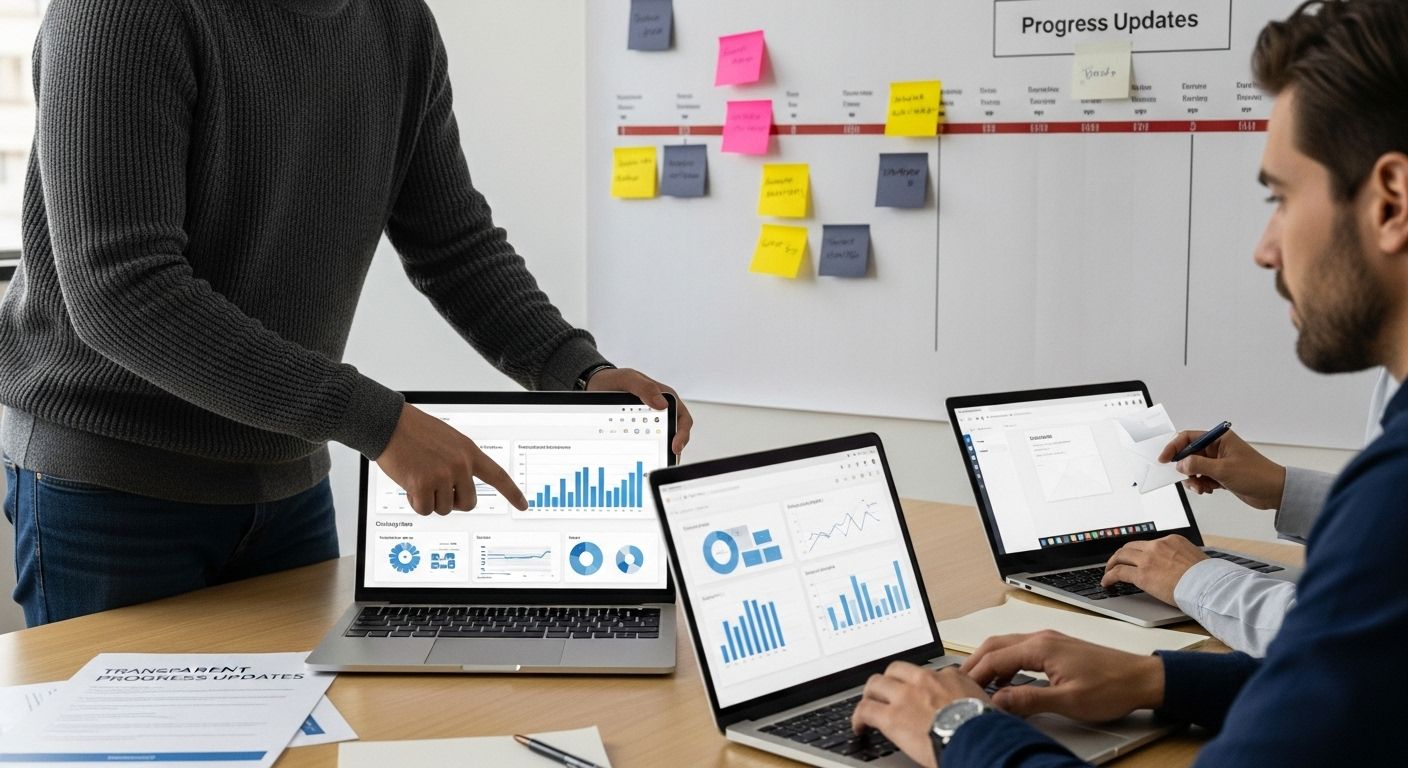 client progress updates