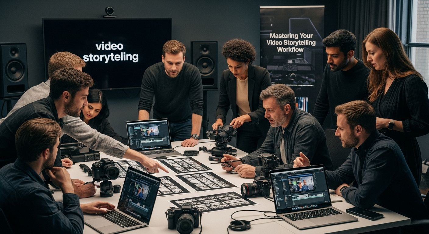 video storytelling workflow team