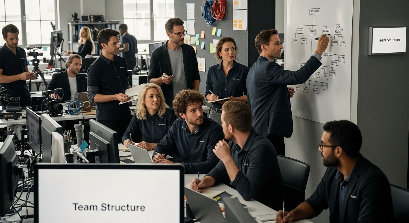 production team management structure