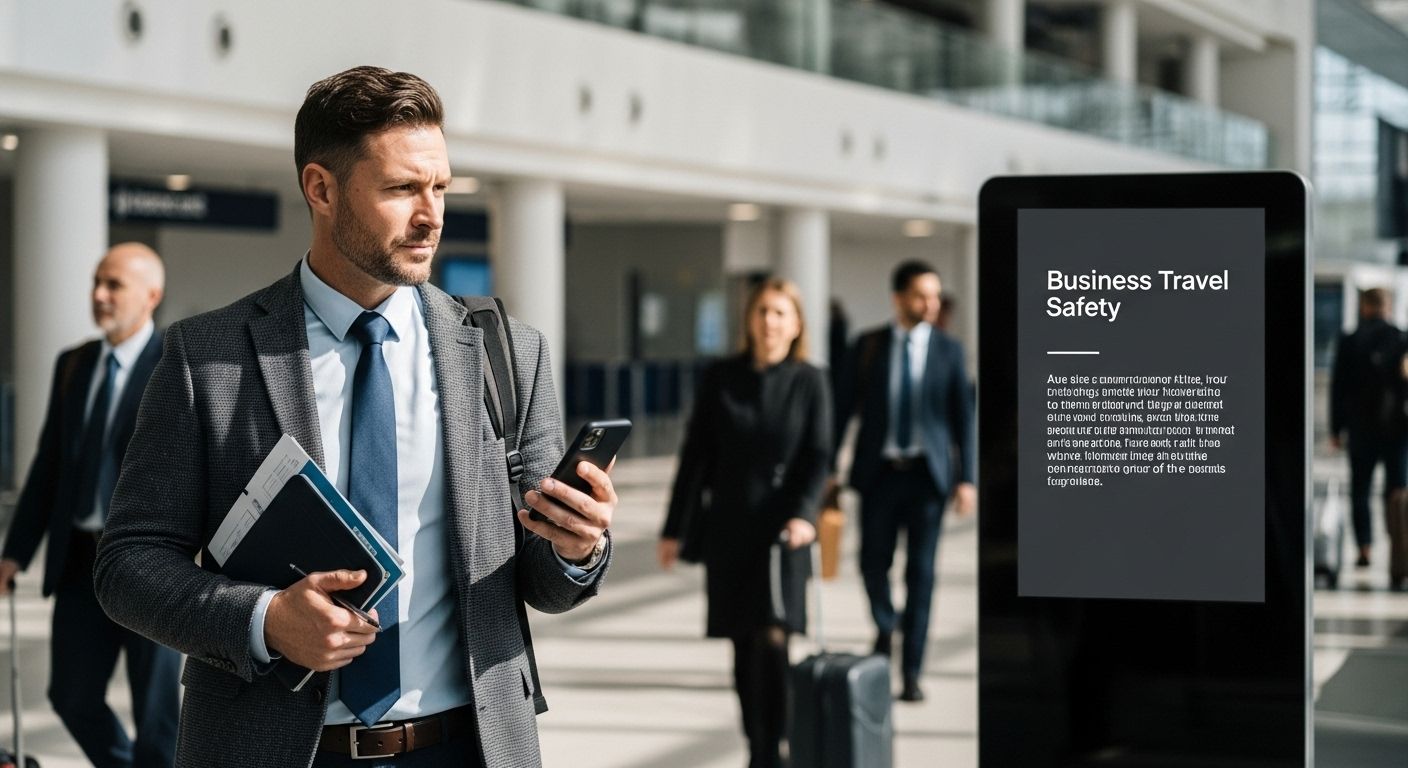business traveler airport safety