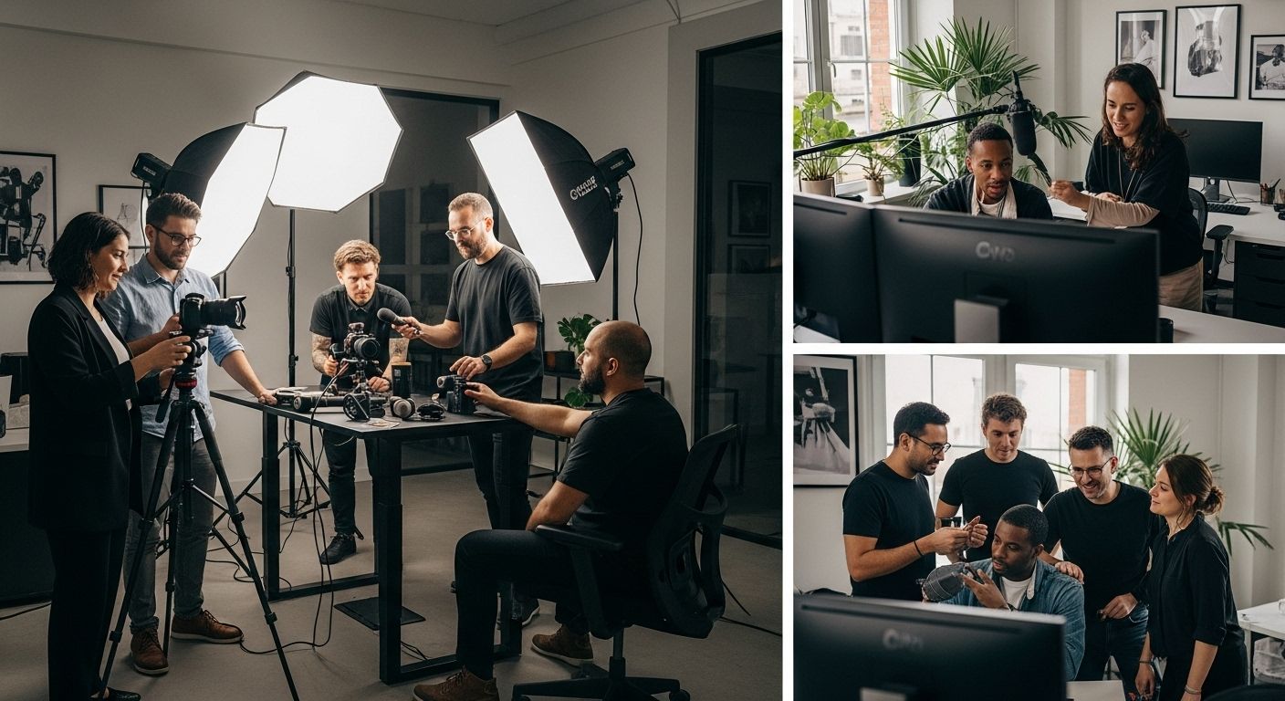 corporate video ideas, business teamwork, video production