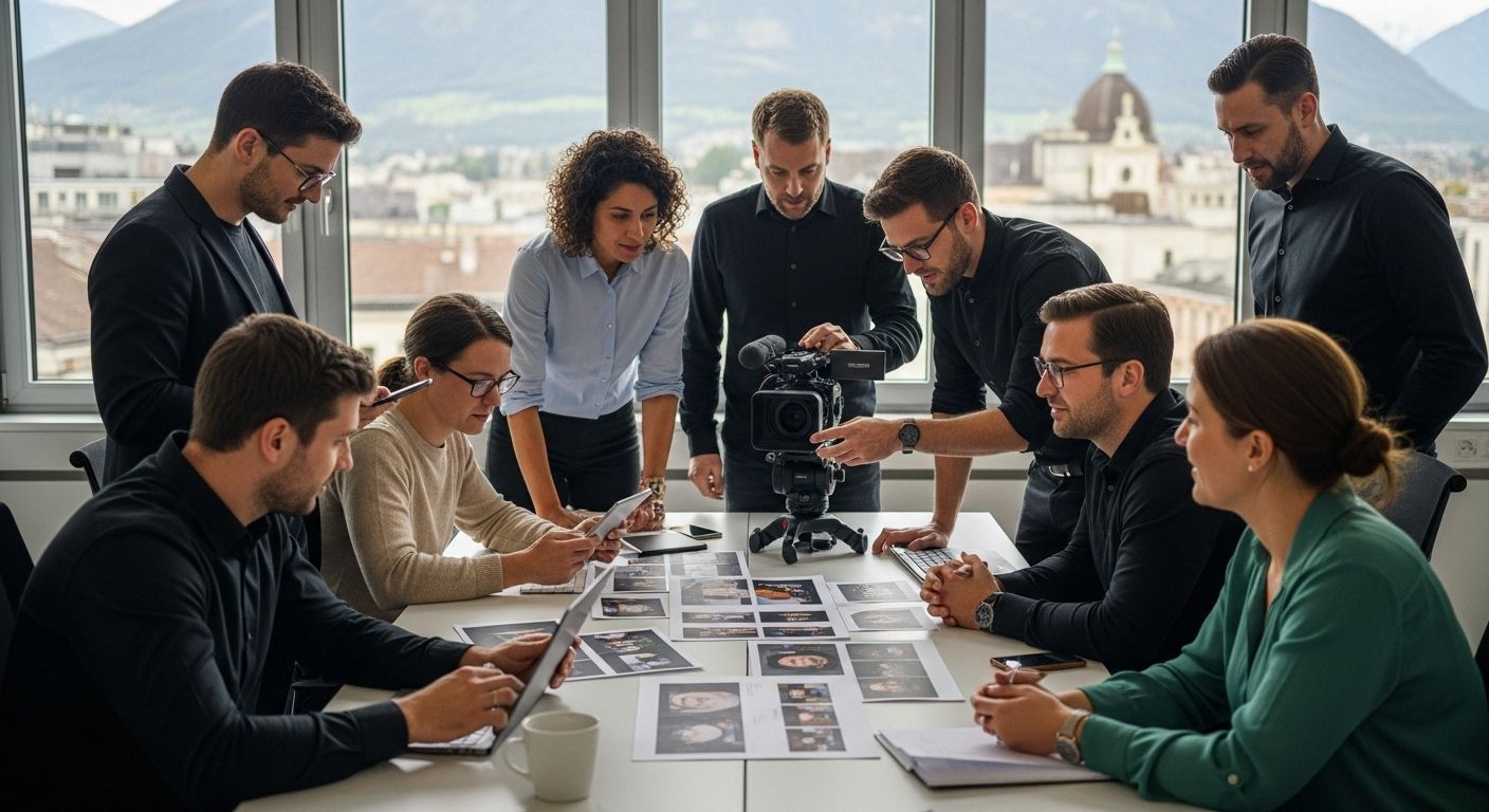 Swiss video storytelling, team collaboration, authentic filming