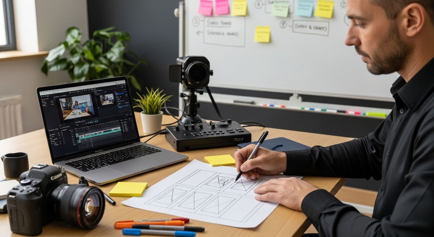 étapes création vidéo entreprise