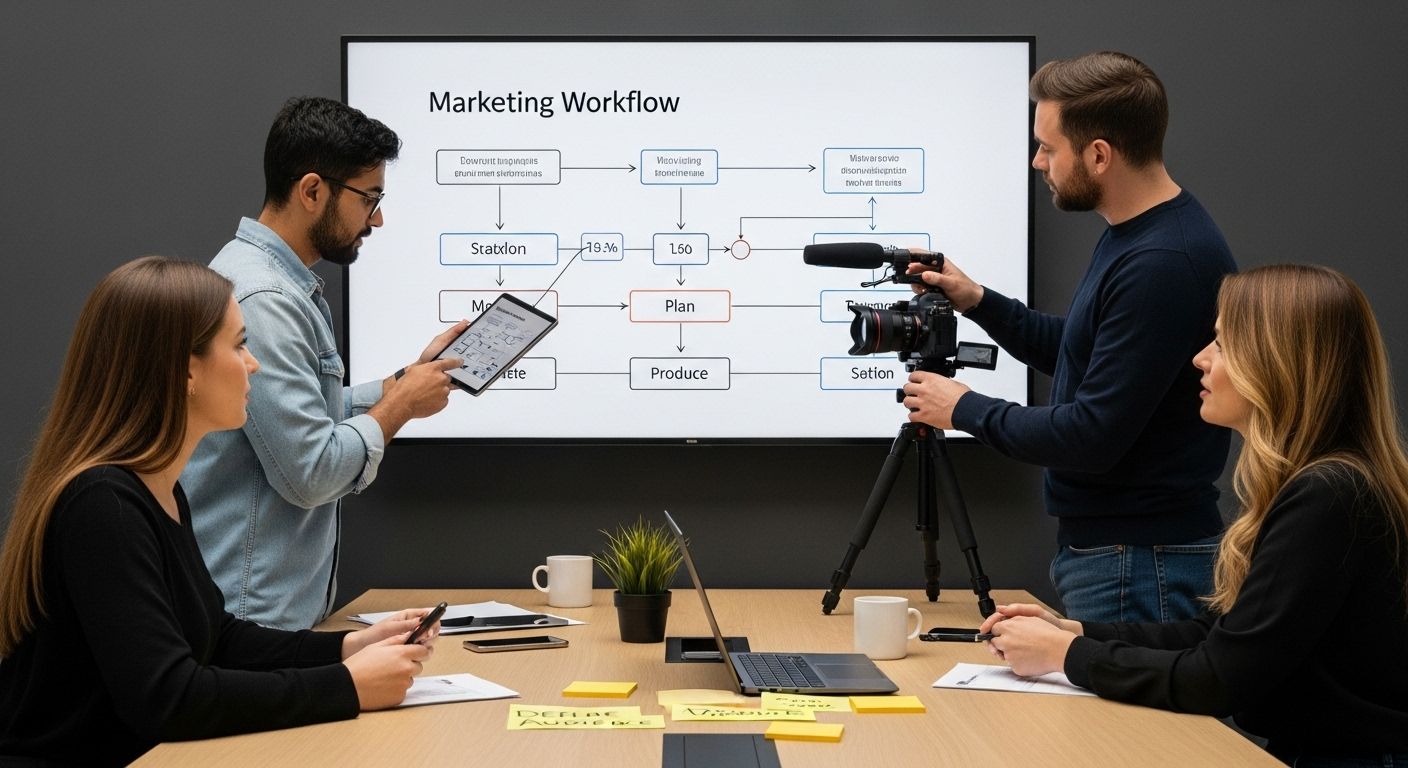video marketing workflow planning