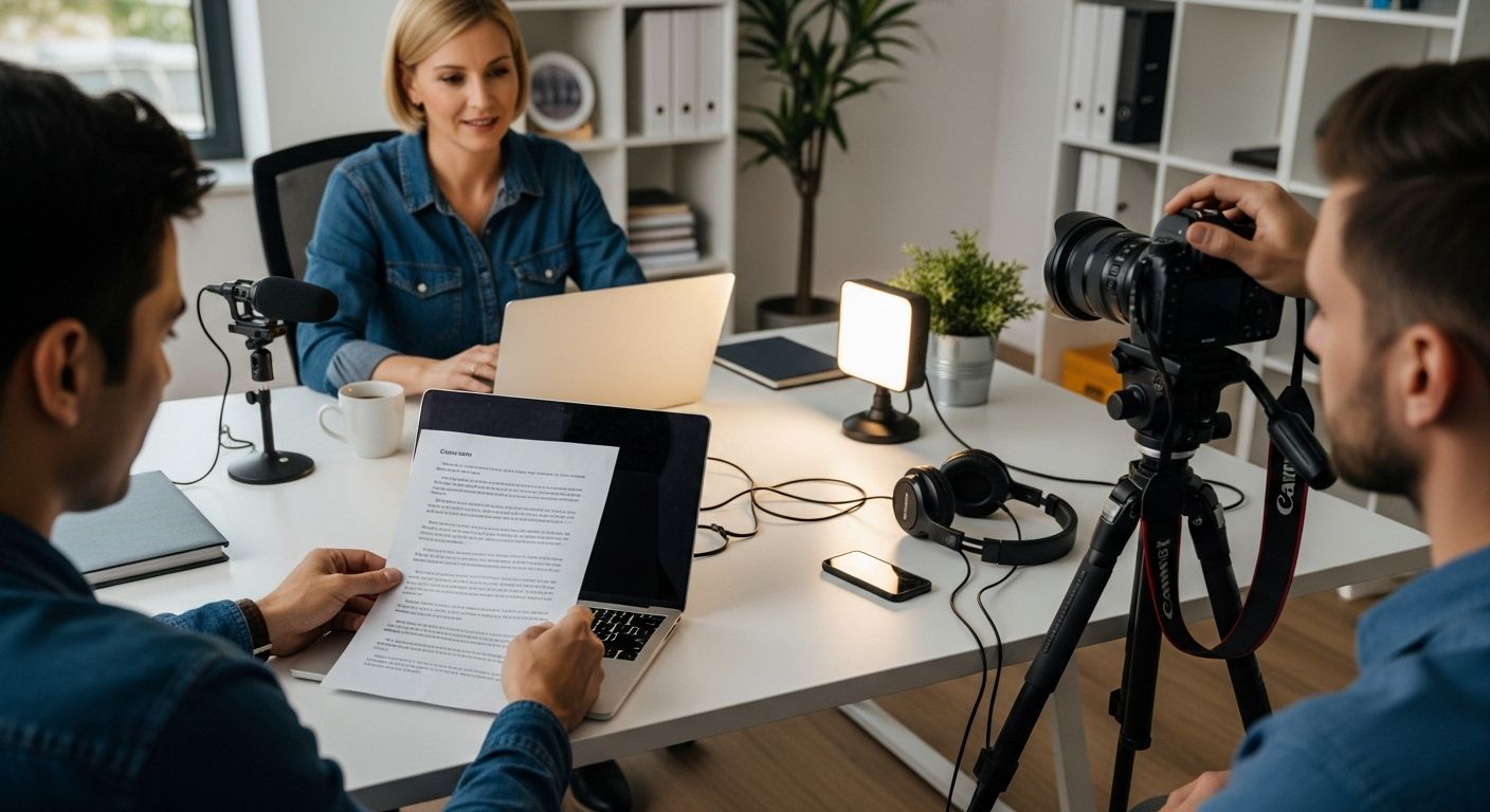 préparation interview vidéo
