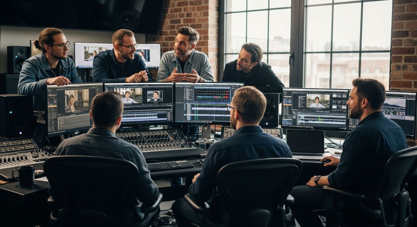 studio post-production équipe cinéma