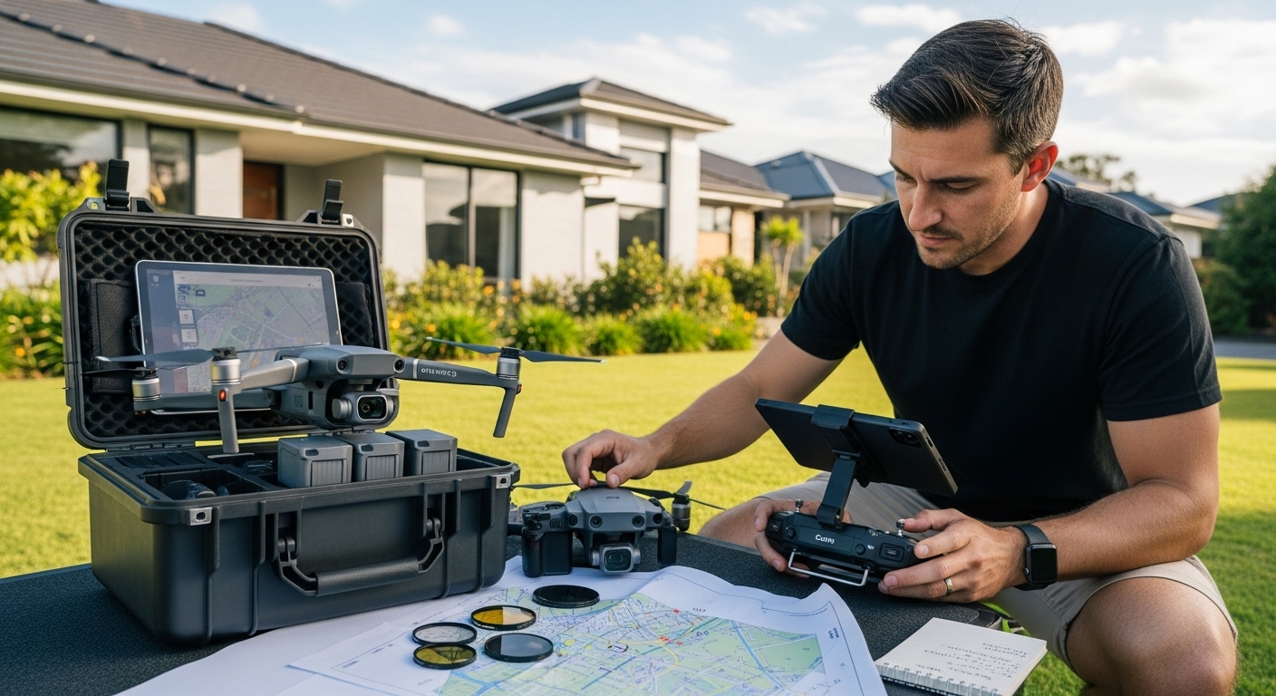 drone immobilier préparation