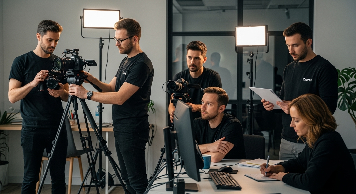 préparation tournage vidéo entreprise