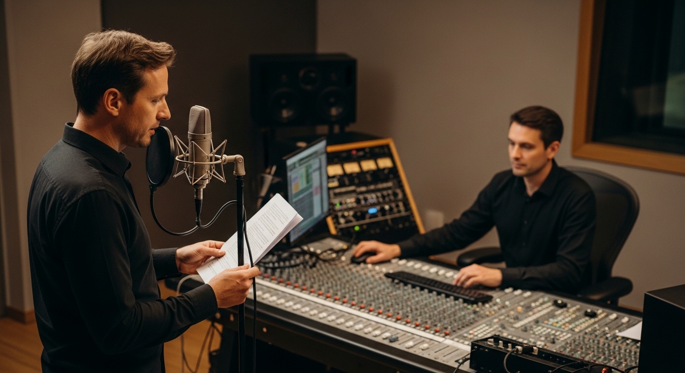 studio voix off narration