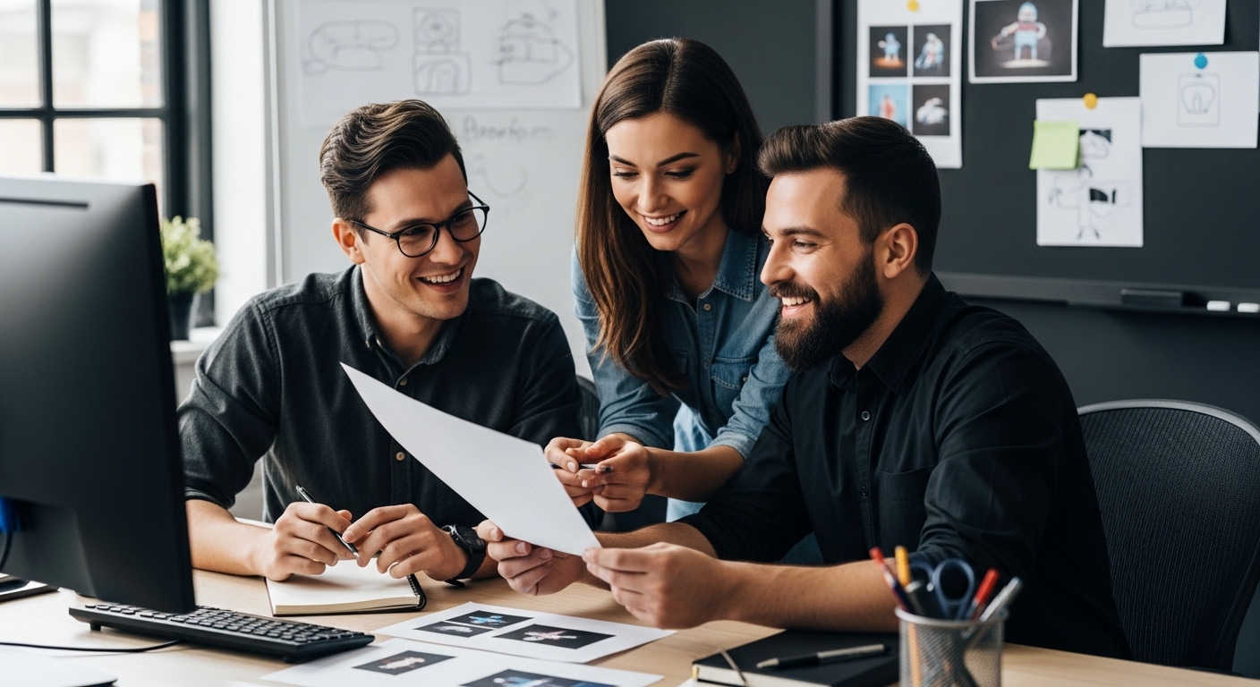 designer client collaboration animation