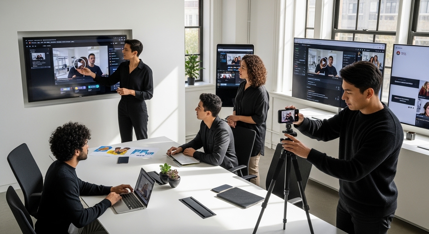 video marketing strategy teamwork 2025